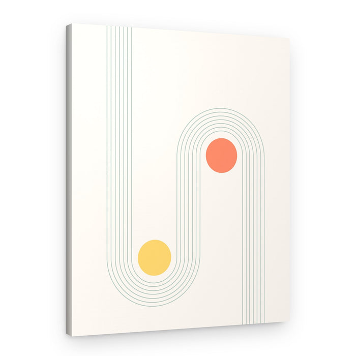 Mid Century Modern Flow – Canvas Print
