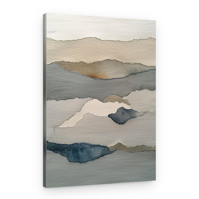Serene Mountain Layers – Canvas Print