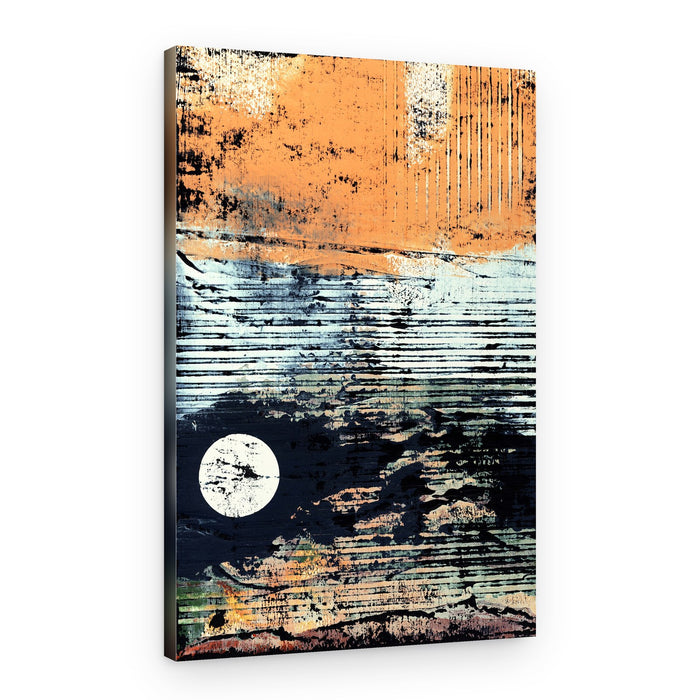 Abstract Moonlit Night – Canvas Print