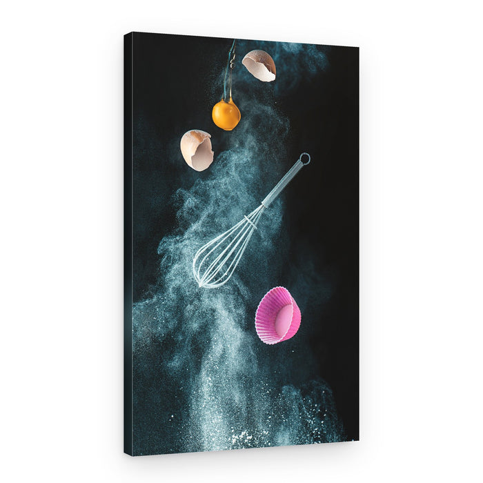 Dynamic Baking Ingredients – Canvas Print