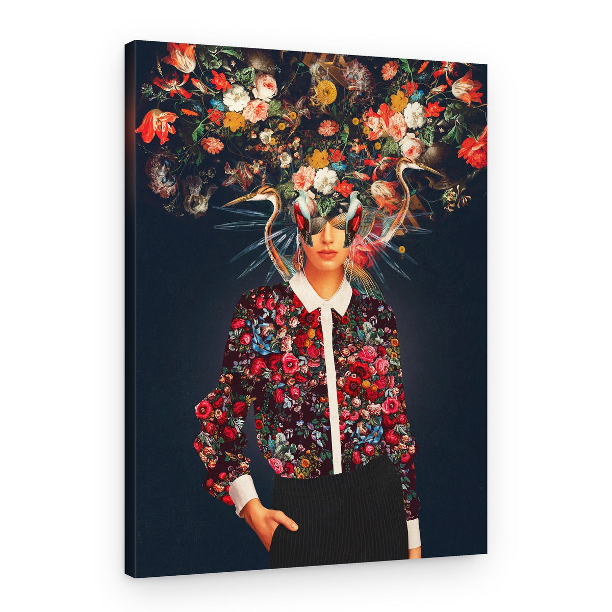 Your Head Was Full of Colours That Had No Names – Canvas Print