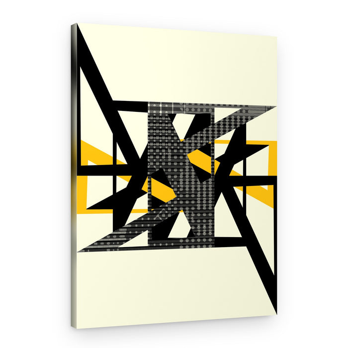 Dynamic Geometric Abstract – Canvas Print