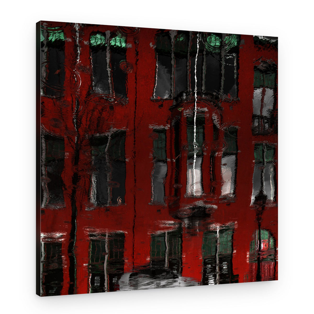 red house reflections – Canvas Print