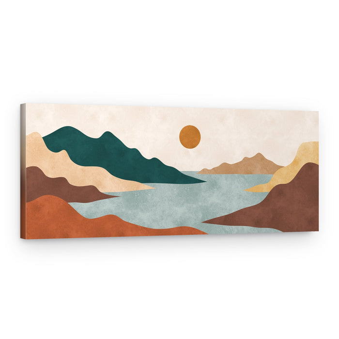 Abstract Mountain Horizon – Canvas Print