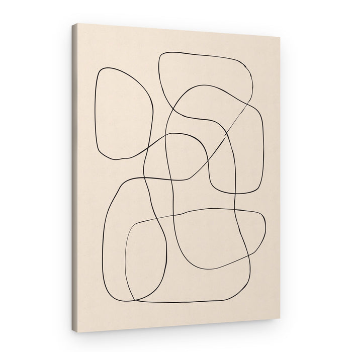 Abstract Flowing Lines – Canvas Print
