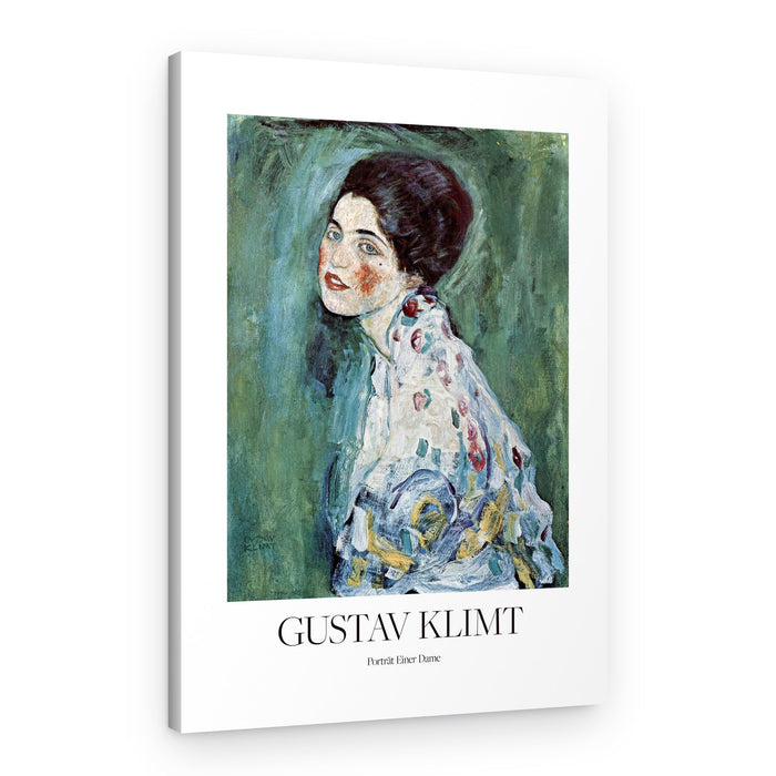 Porträt Einer Dame (1916–1917) Poster – Canvas Print