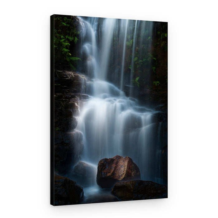 Tranquil Forest Waterfall – Canvas Print