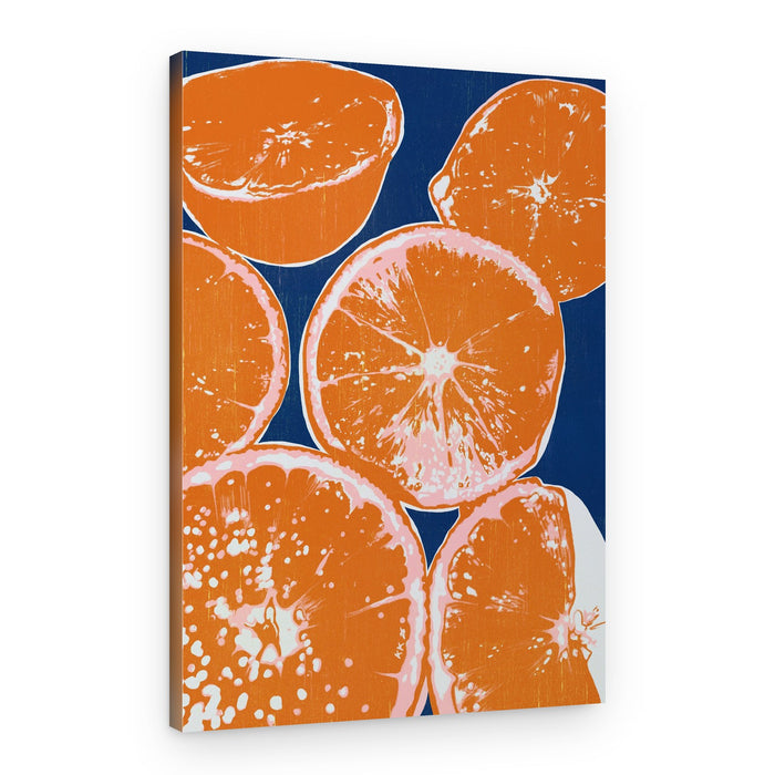 Vibrant Orange Slices – Canvas Print