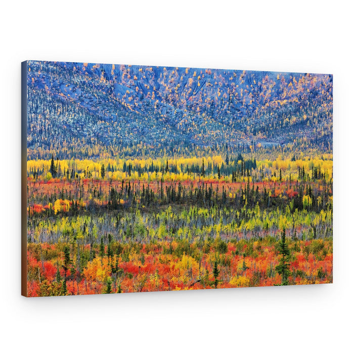 Autumn Mountain Layers – Canvas Print