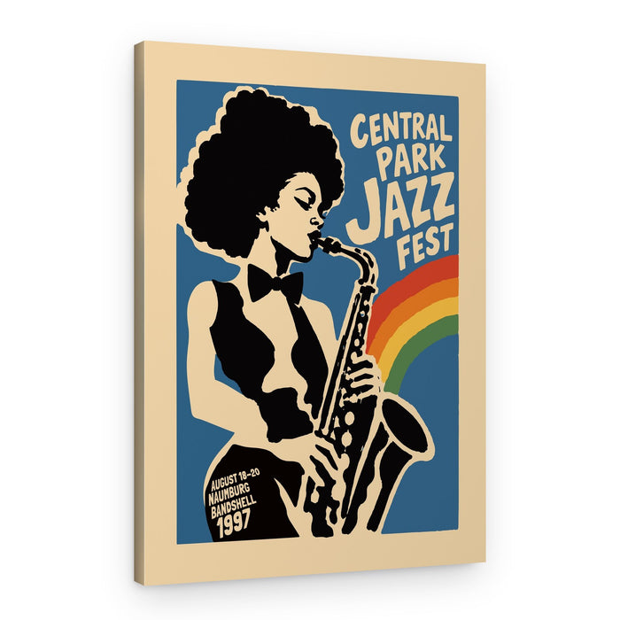 Central Park Jazz Fest – Canvas Print