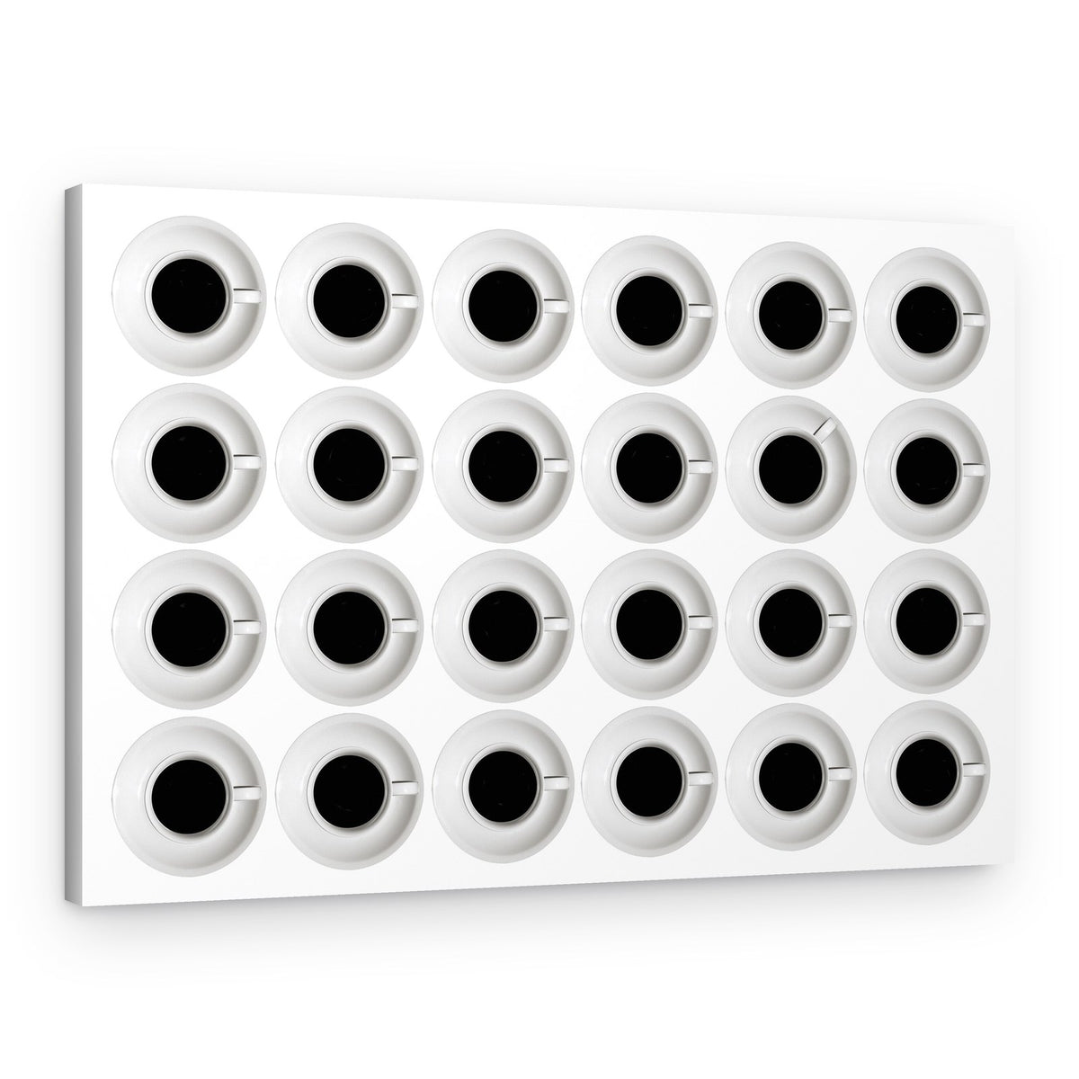 Coffee Cup Pattern – Canvas Print