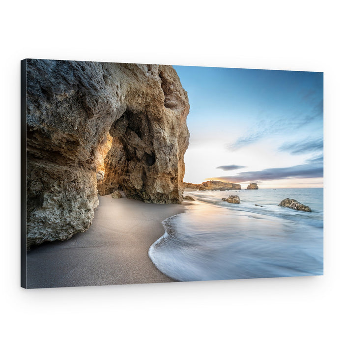 Coastal Archway Glow – Canvas Print