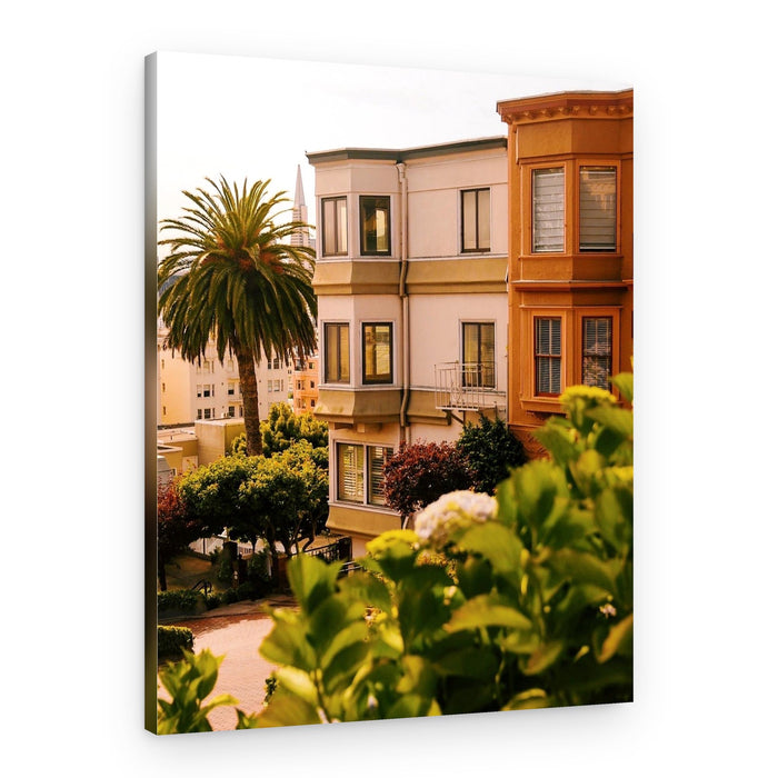 Charming City Street – Canvas Print