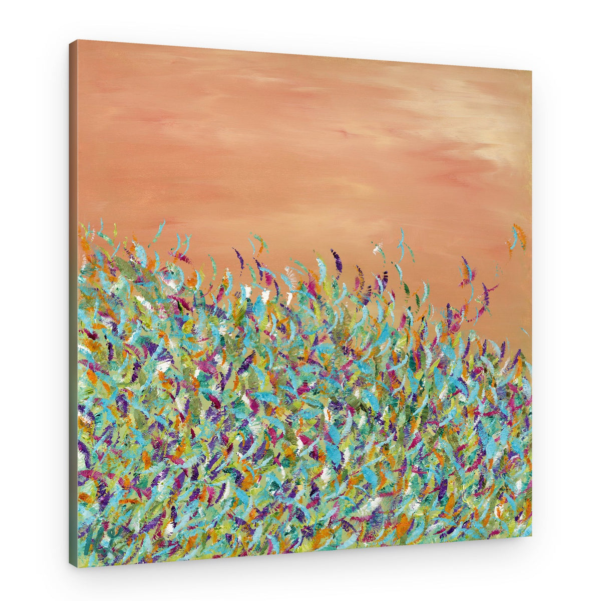 Colorful Birds Flying – Canvas Print