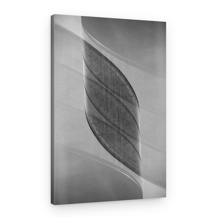 Sleek Geometric Flow – Canvas Print