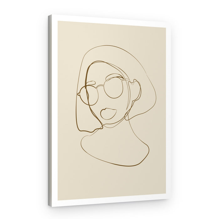 Female portrait – Canvas Print