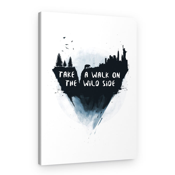 Walk The Wild Side – Canvas Print