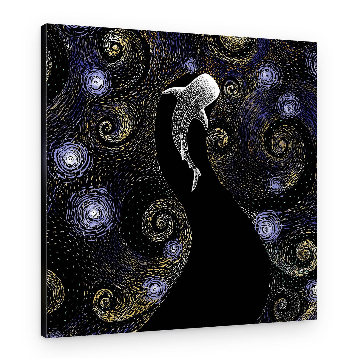 Cosmic Whale Shark – Canvas Print