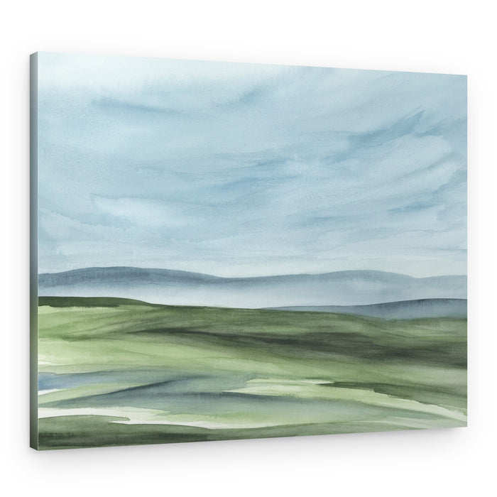 Serene Green Hills – Canvas Print