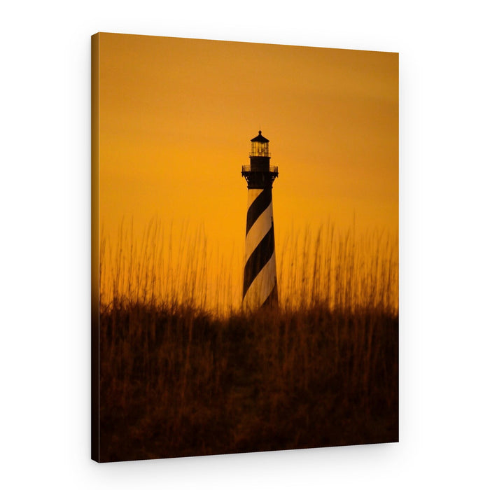 Cape Hatteras Sunset Beacon – Canvas Print