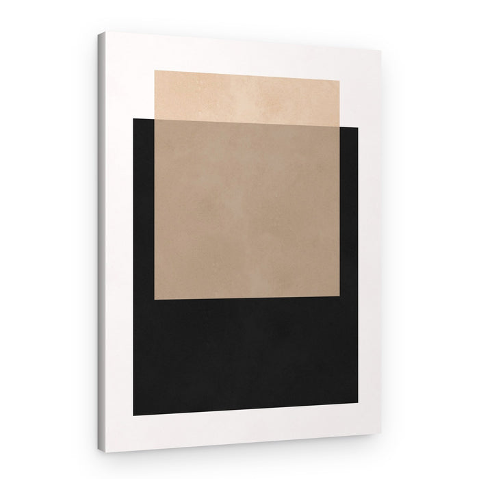 Earthy Geometric Abstraction – Canvas Print