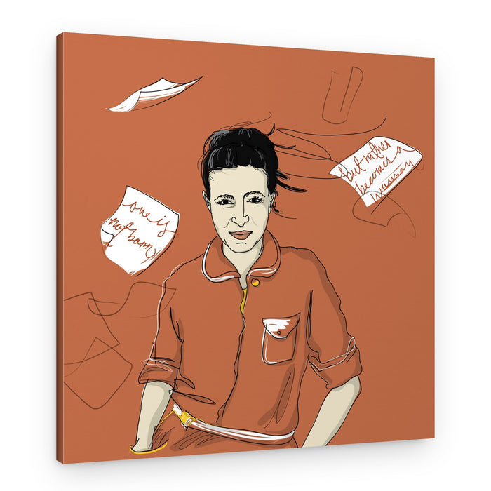 Woman of Ideas – Canvas Print