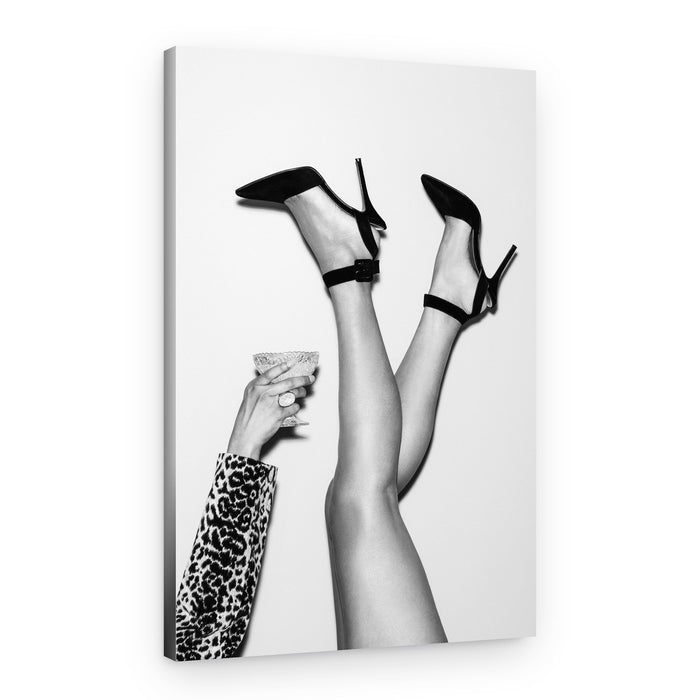 Chic High Heels Party – Canvas Print