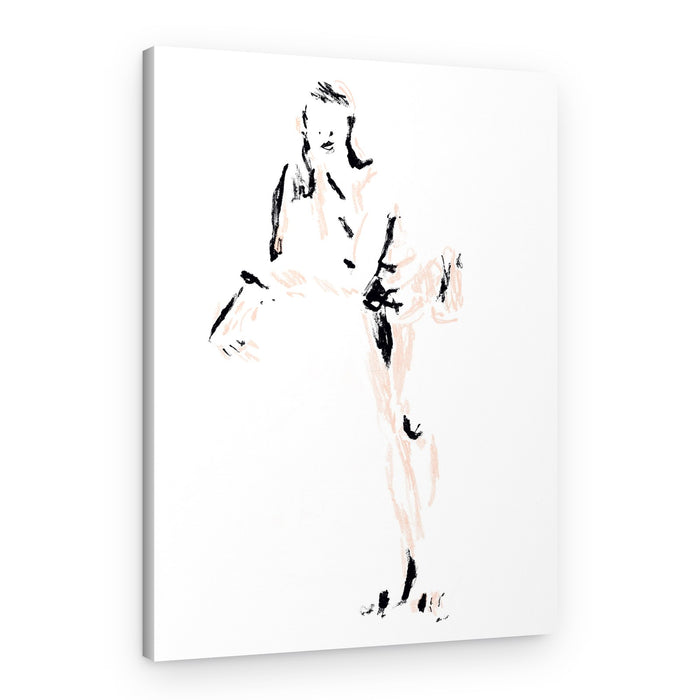 Model Resting – Canvas Print