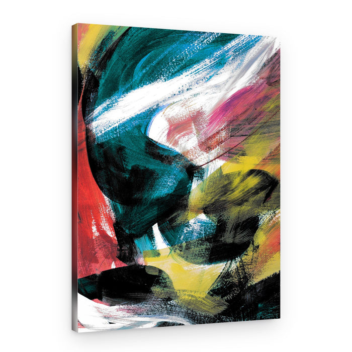 Bold Brushstroke Fusion – Canvas Print