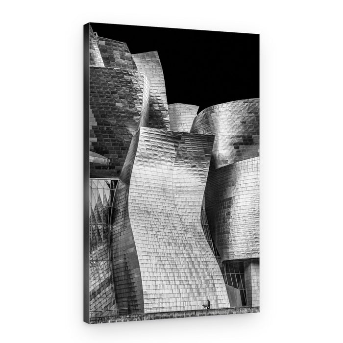 Curved Metal Architecture – Canvas Print