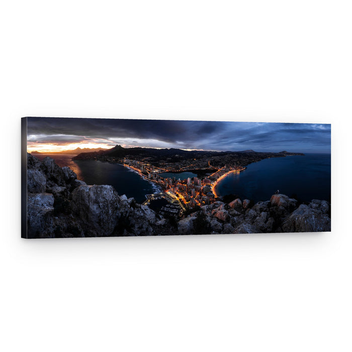 Calp after sunset – Canvas Print