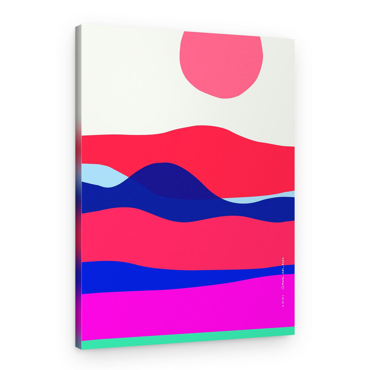 Colorful Abstract Landscape – Canvas Print
