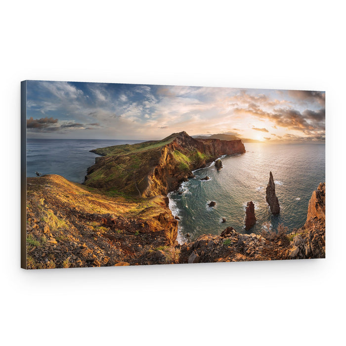 Dramatic Coastal Sunset – Canvas Print