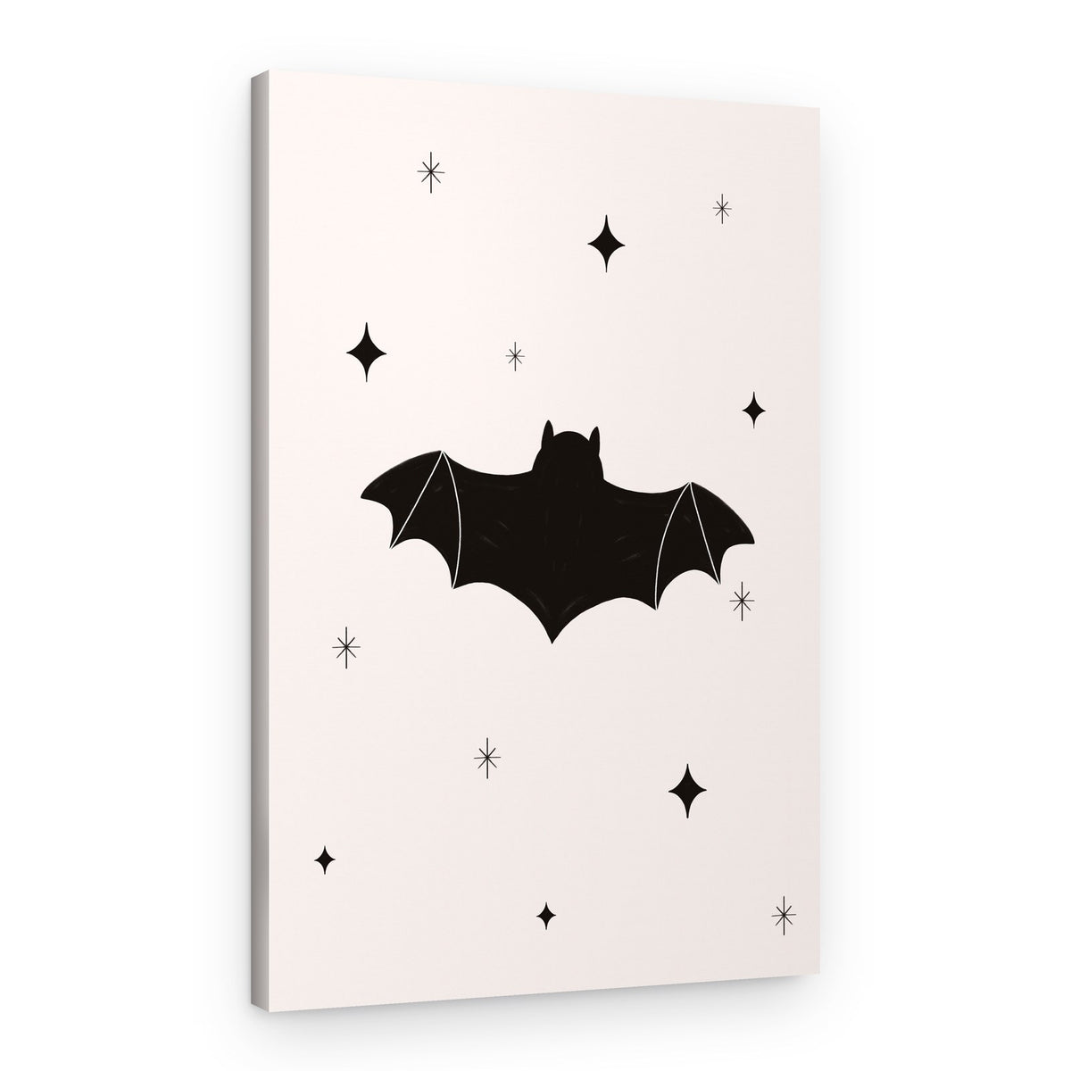 Spooky Bat Stars – Canvas Print