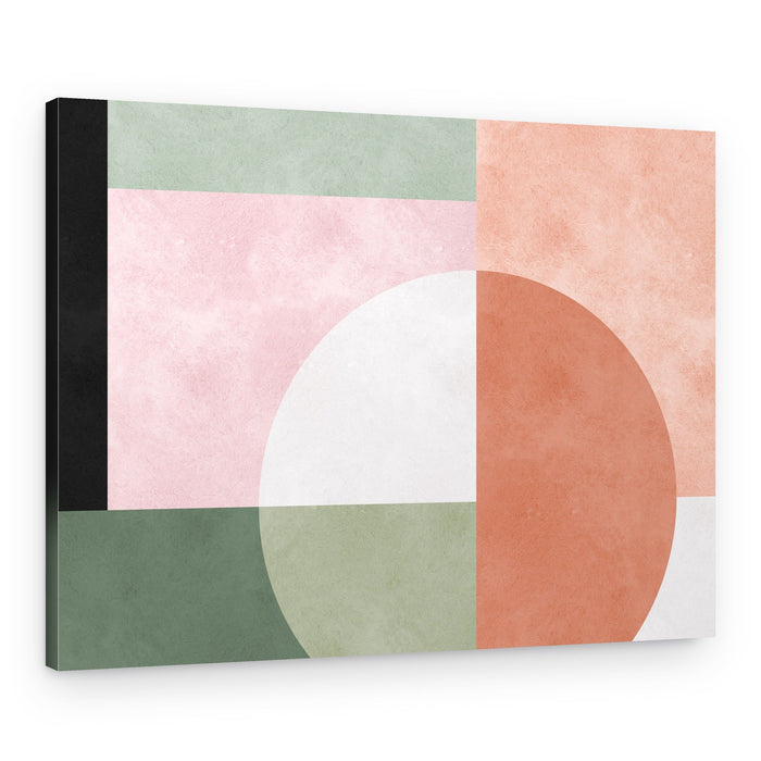 Geometric Color Blocks – Canvas Print