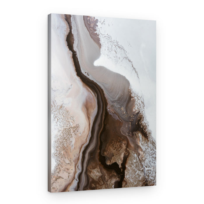 Sophisticated Browns - Earthly Currents 3 – Canvas Print