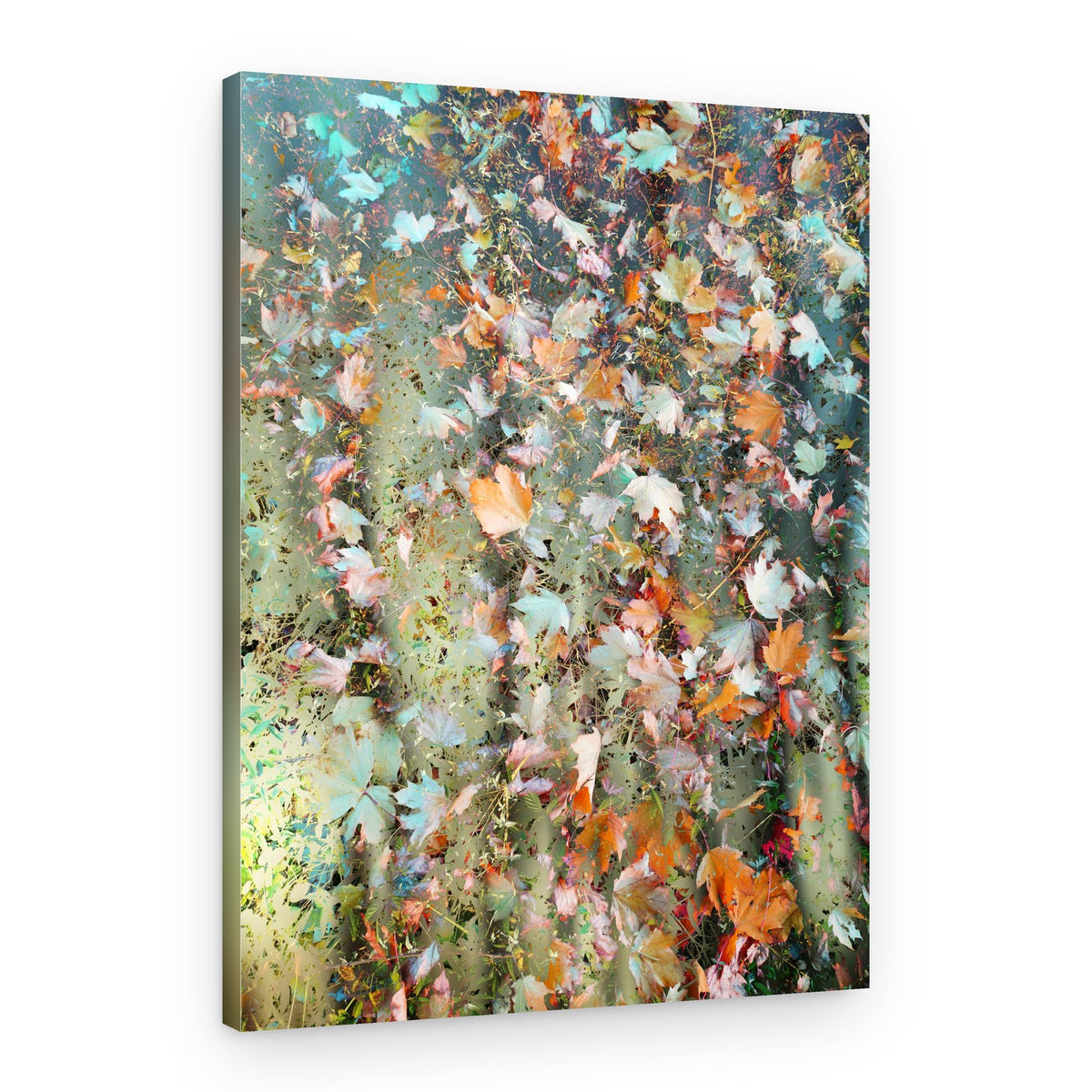 Reflective Autumn Leaves – Canvas Print
