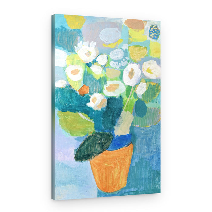 Colorful Potted Flowers – Canvas Print