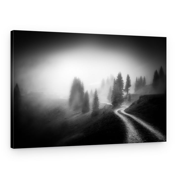 Misty Mountain Road – Canvas Print