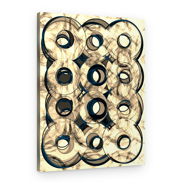 Abstract Layered Circles – Canvas Print