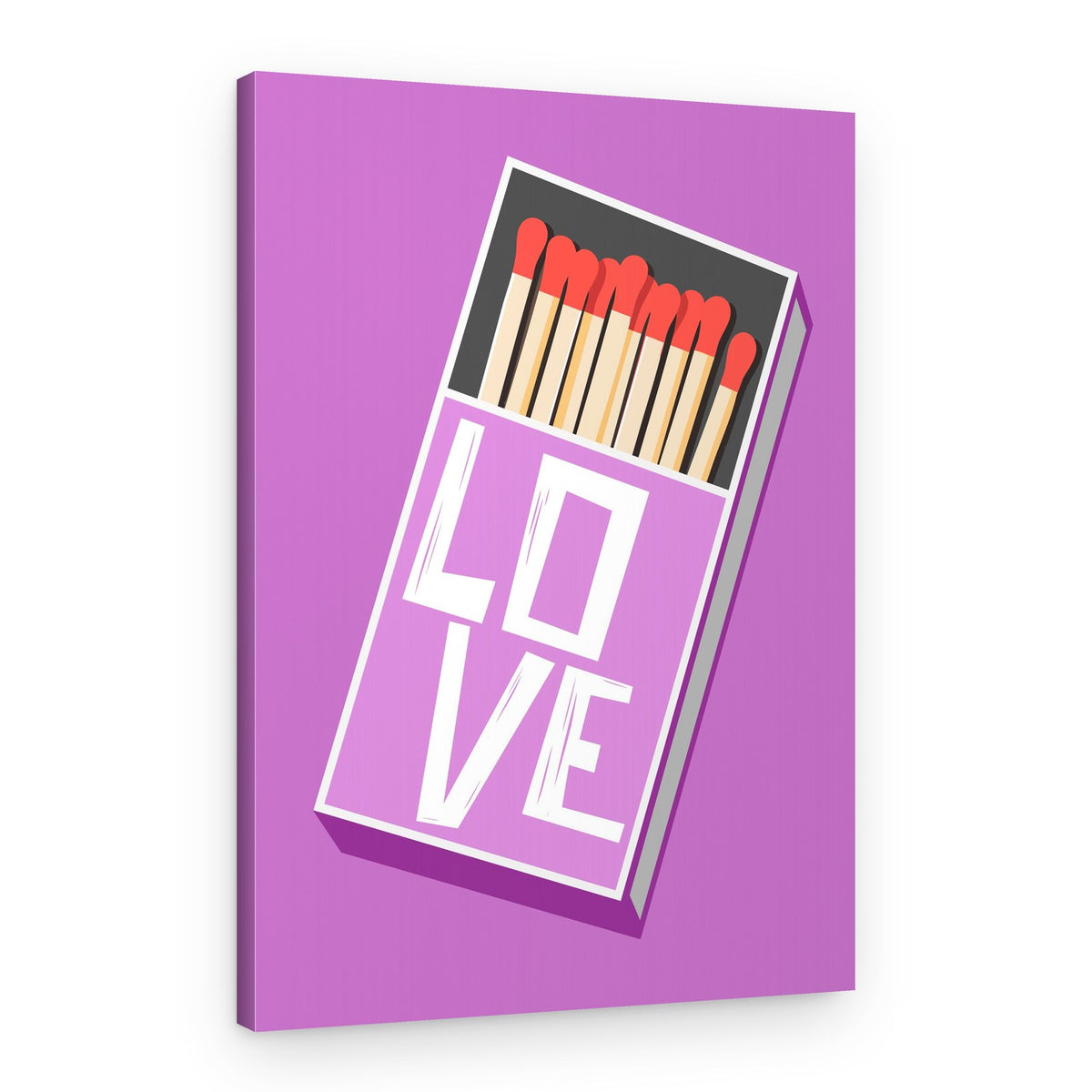 Sweet Love Matchbox – Canvas Print