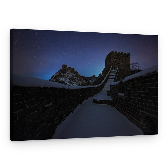 Great Wall Winter Night – Canvas Print