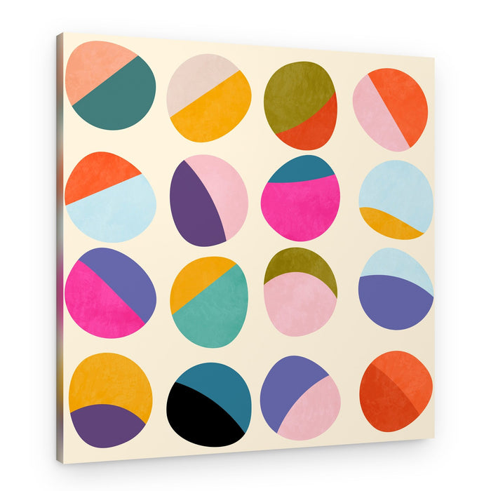 Pattern3 Mid Bunt 6 Kopie – Canvas Print