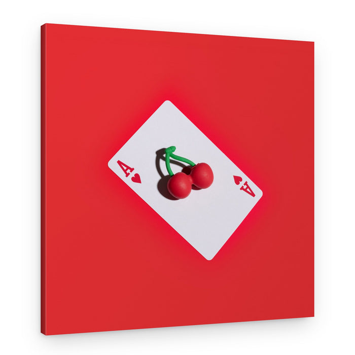 Sweet Cherries Ace – Canvas Print