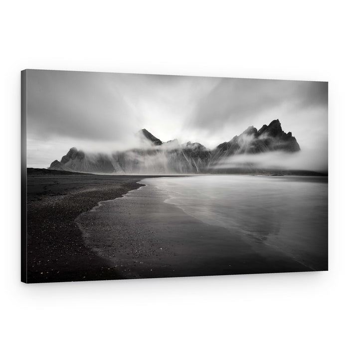 Misty Mountain Coast – Canvas Print