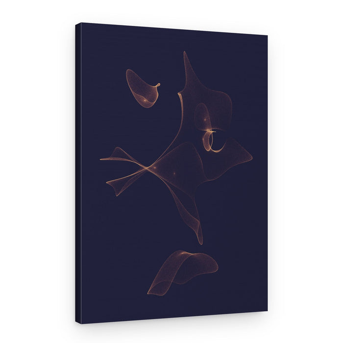 Abstract Golden Glow – Canvas Print