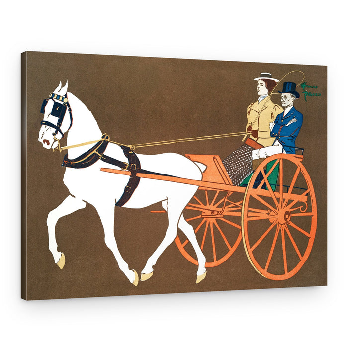 Women In Carriage (ca. 1890–1907) – Canvas Print