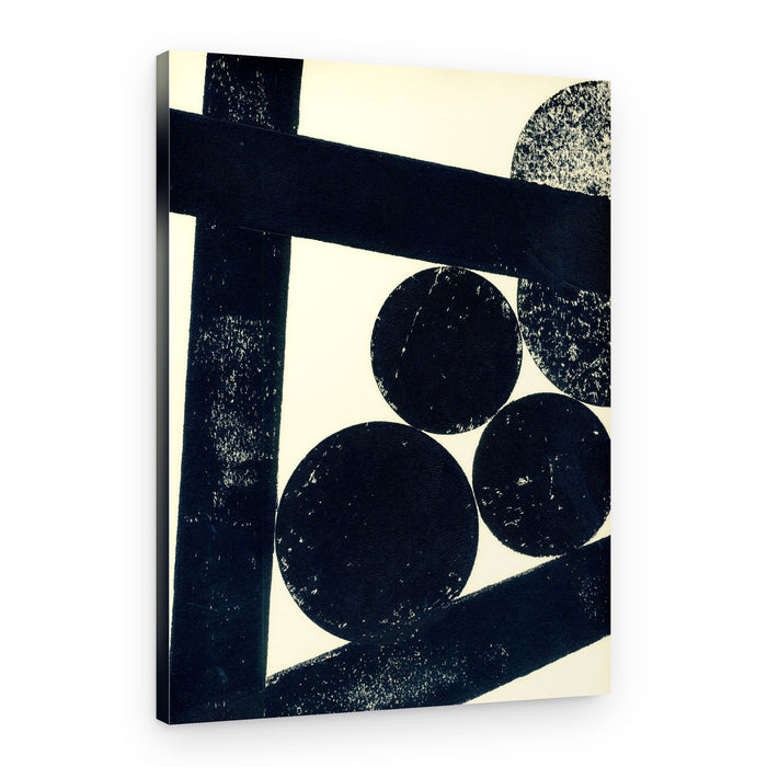 Bold Graphic Circles – Canvas Print