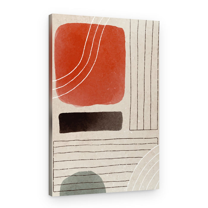 Modern Abstract Shapes – Canvas Print