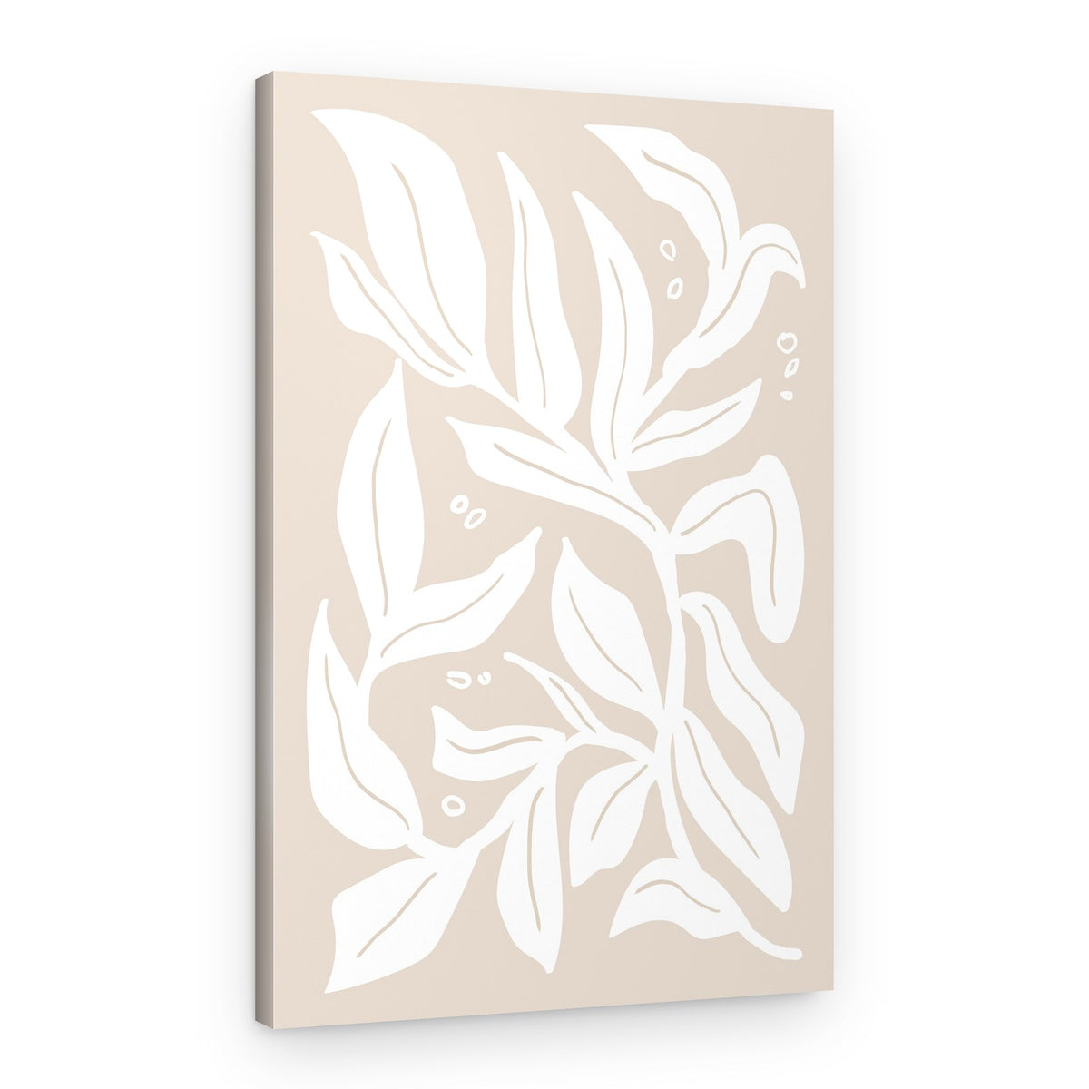 Gentle Botanical Flow – Canvas Print